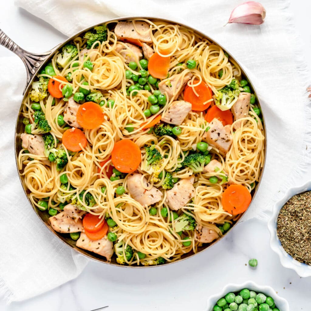Angel Hair Pasta with Chicken » the practical kitchen