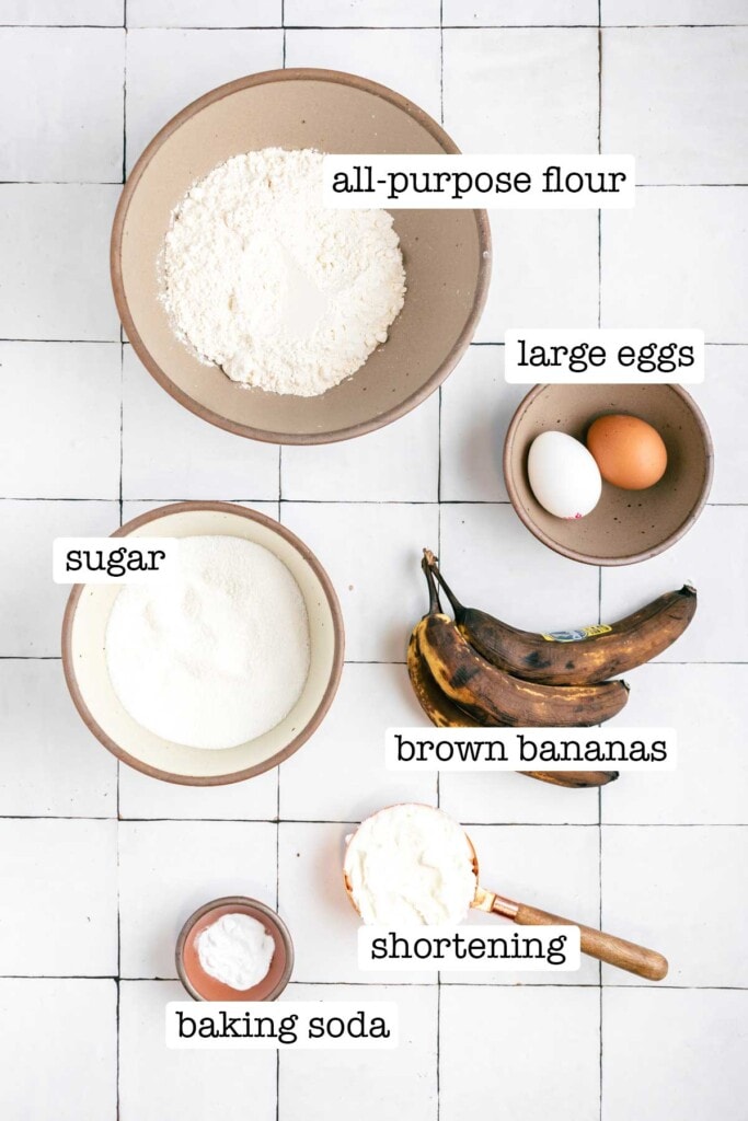 Simple 6Ingredient Banana Bread (With Shortening) » the practical kitchen