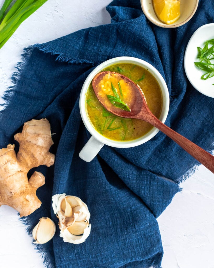 Soothing Broth for a Sore Throat » the practical kitchen