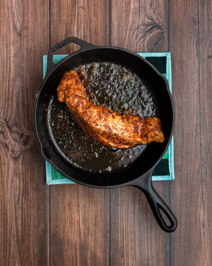 Cast Iron Pork Tenderloin Medallions with Potatoes and Gravy » the