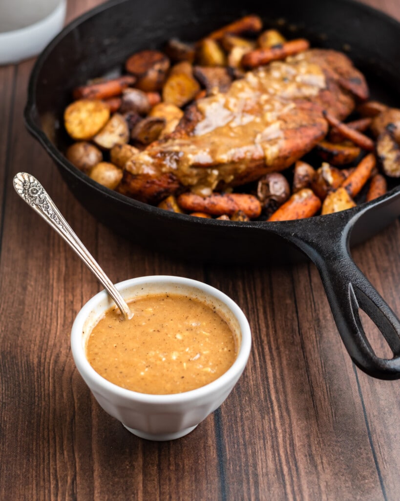 Cast Iron Pork Tenderloin Medallions with Potatoes and Gravy » the