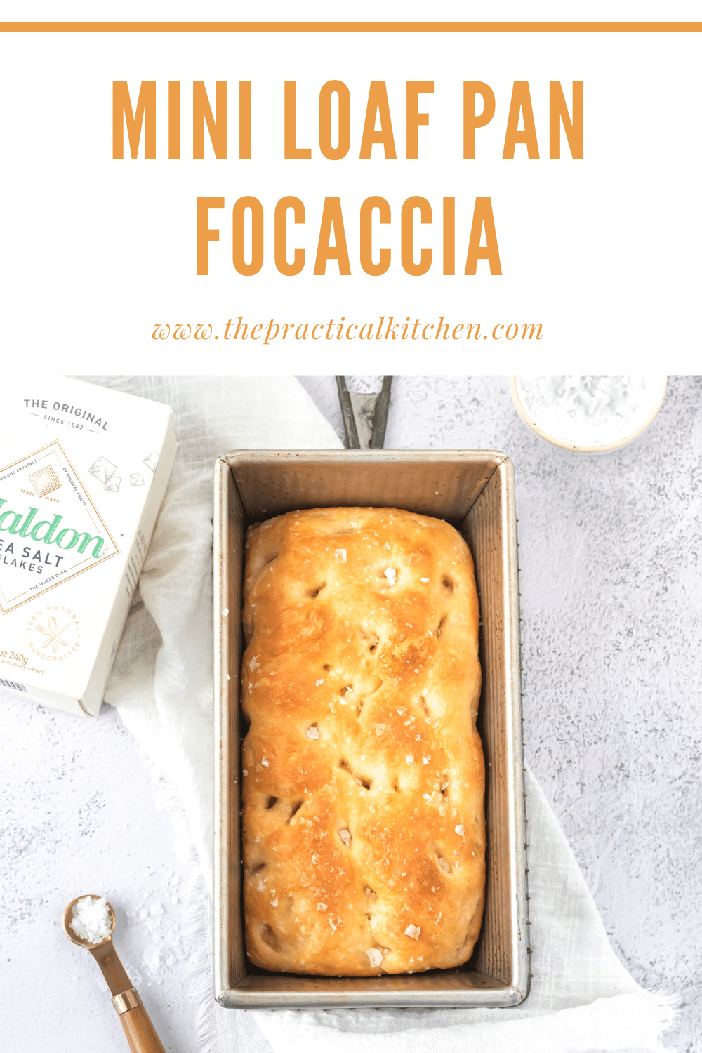 Mini Loaf Pan Focaccia Small Batch Recipe! » the practical kitchen