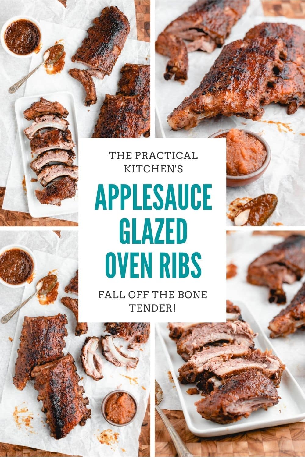 Applesauce Glazed Oven Ribs » the practical kitchen