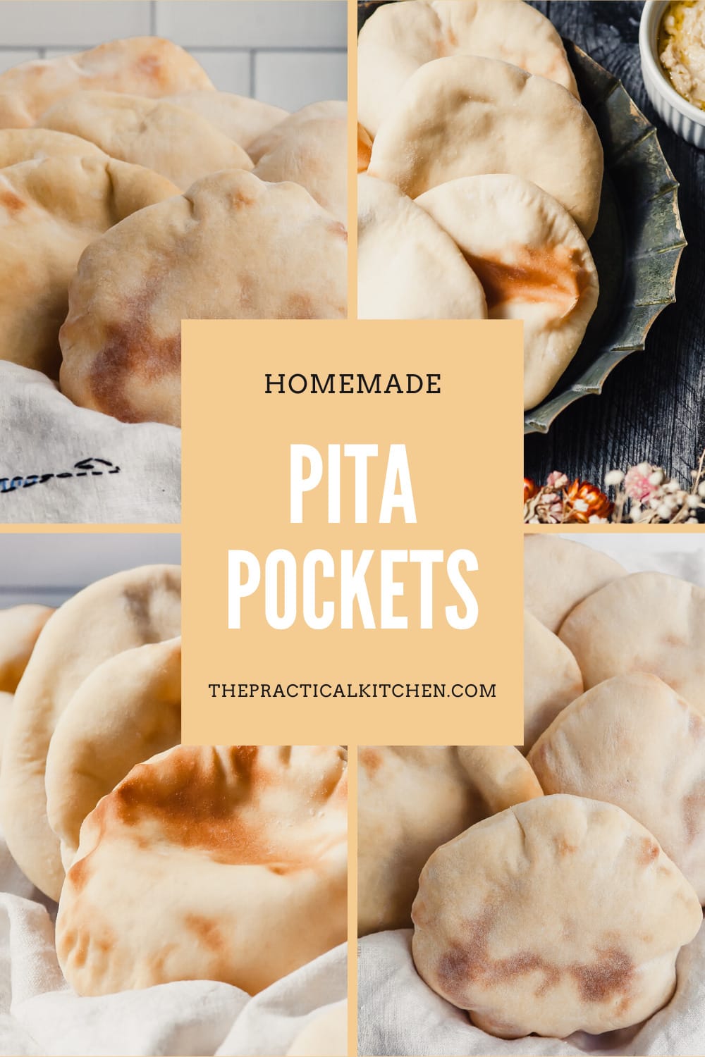 Fluffy Golden Pita Pockets » the practical kitchen