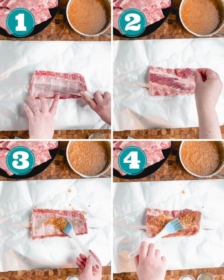 Applesauce Glazed Oven Ribs » the practical kitchen