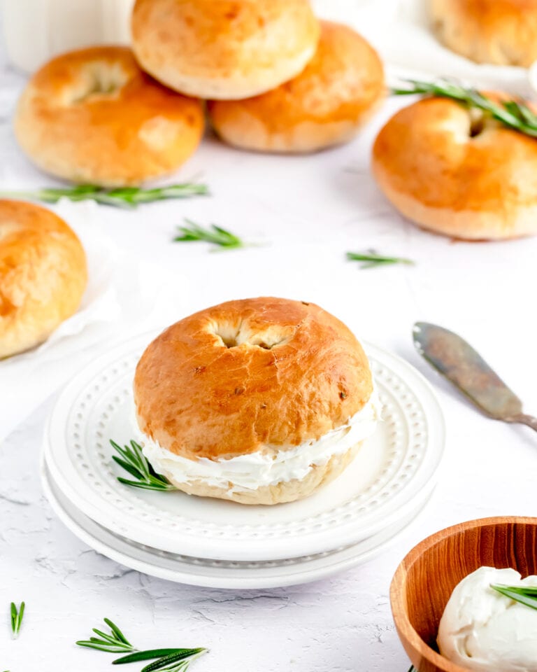 Rosemary Olive Oil Bagels (Bruegger's Copycat) » the practical kitchen