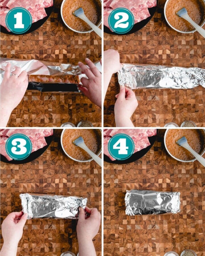Applesauce Glazed Oven Ribs » the practical kitchen
