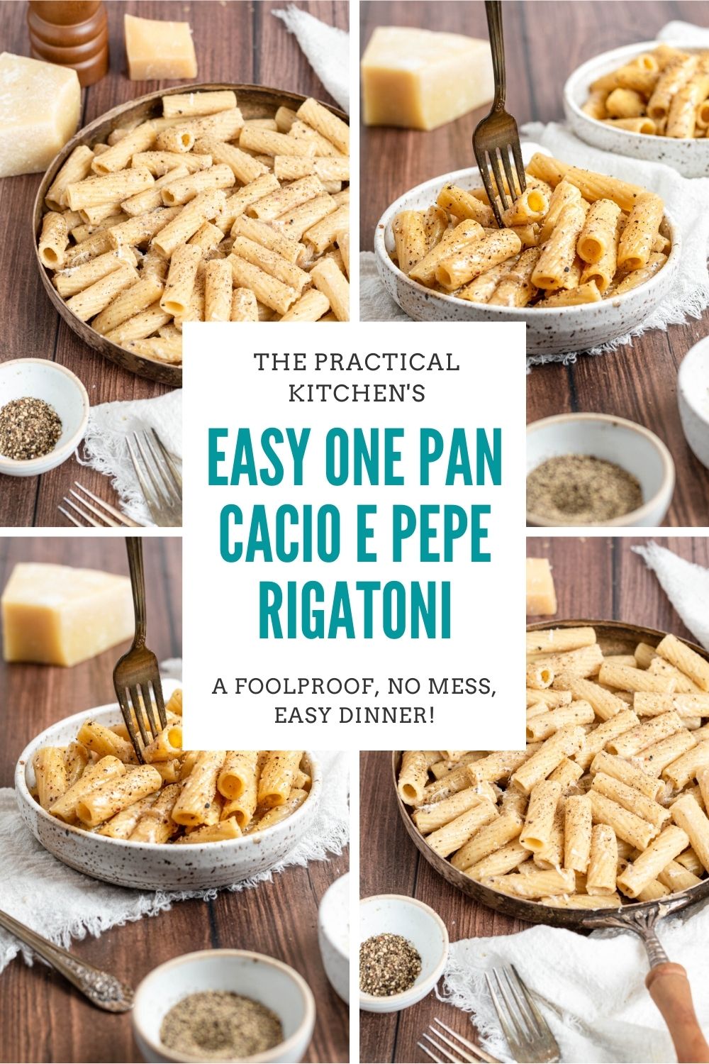 Easy One Pan Cacio e Pepe Rigatoni » the practical kitchen