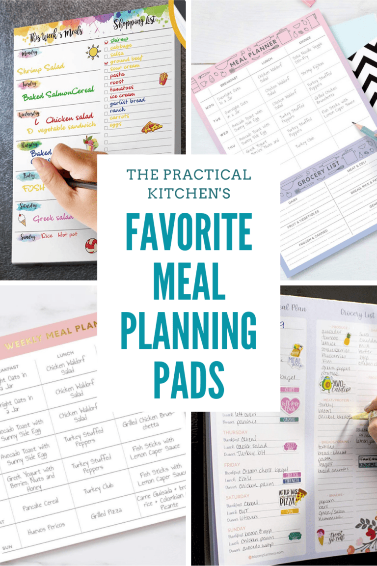 BEST Meal Planning Pads with Grocery Lists » the practical kitchen