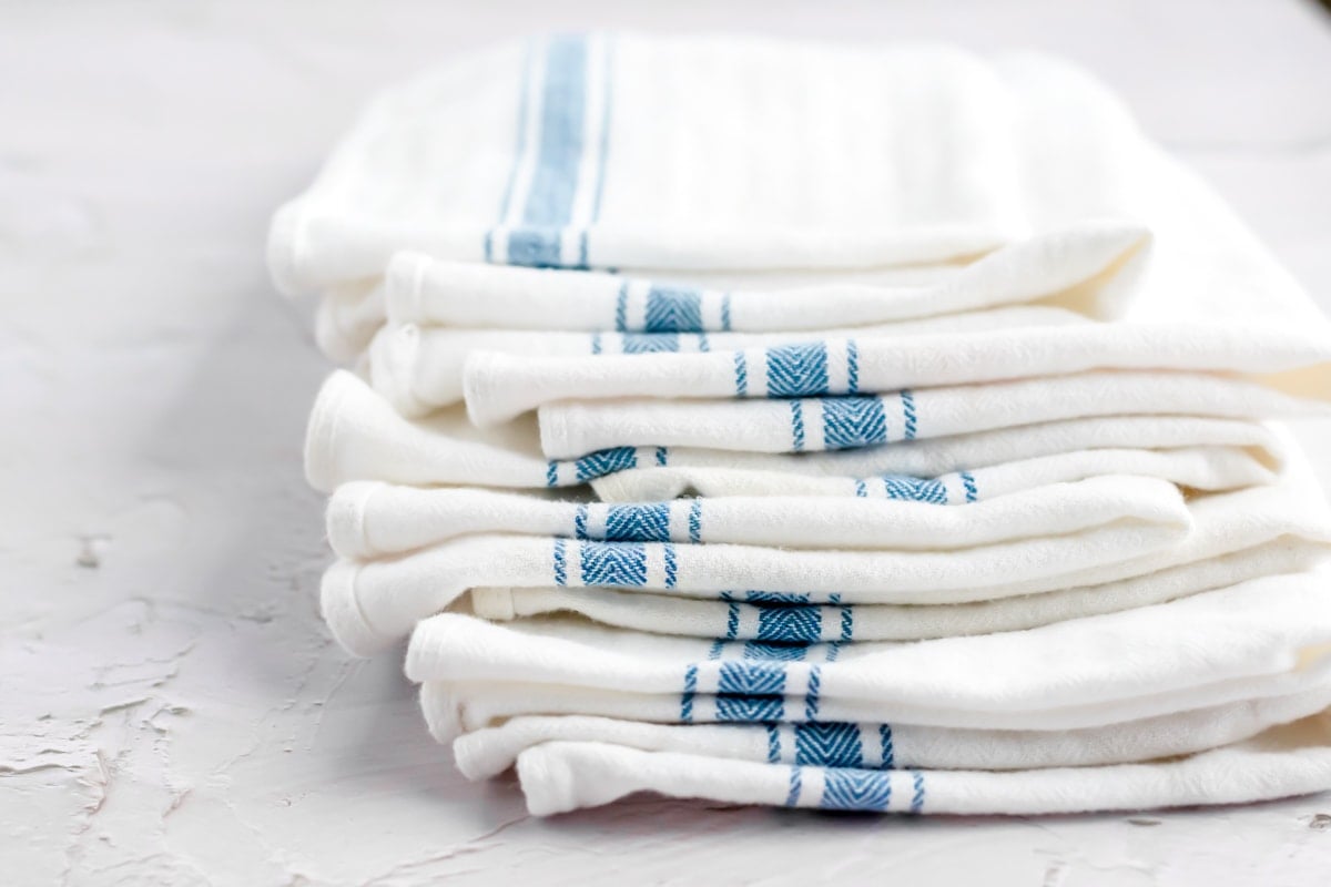 Best Blue Striped Kitchen Towels » Restaurant Linen Store