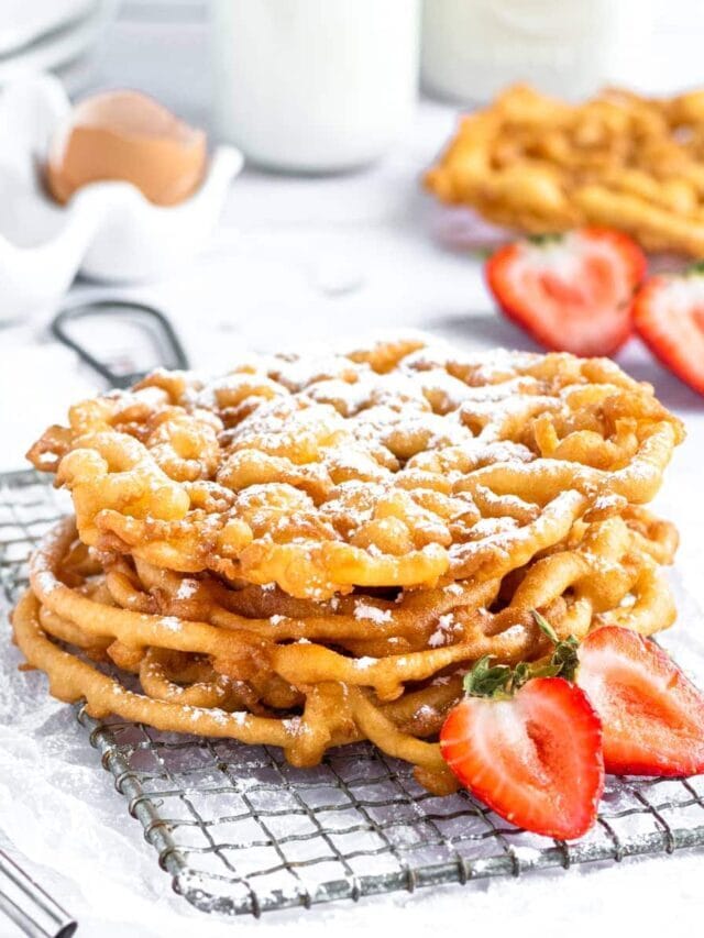 Homemade Sourdough Discard Funnel Cakes Recipe