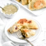 turkey and stuffing pierogi