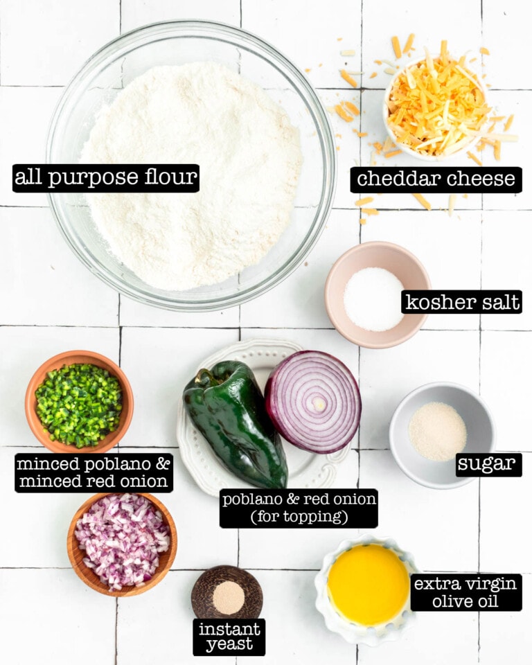 Onion and Pepper Focaccia No Knead! » the practical kitchen