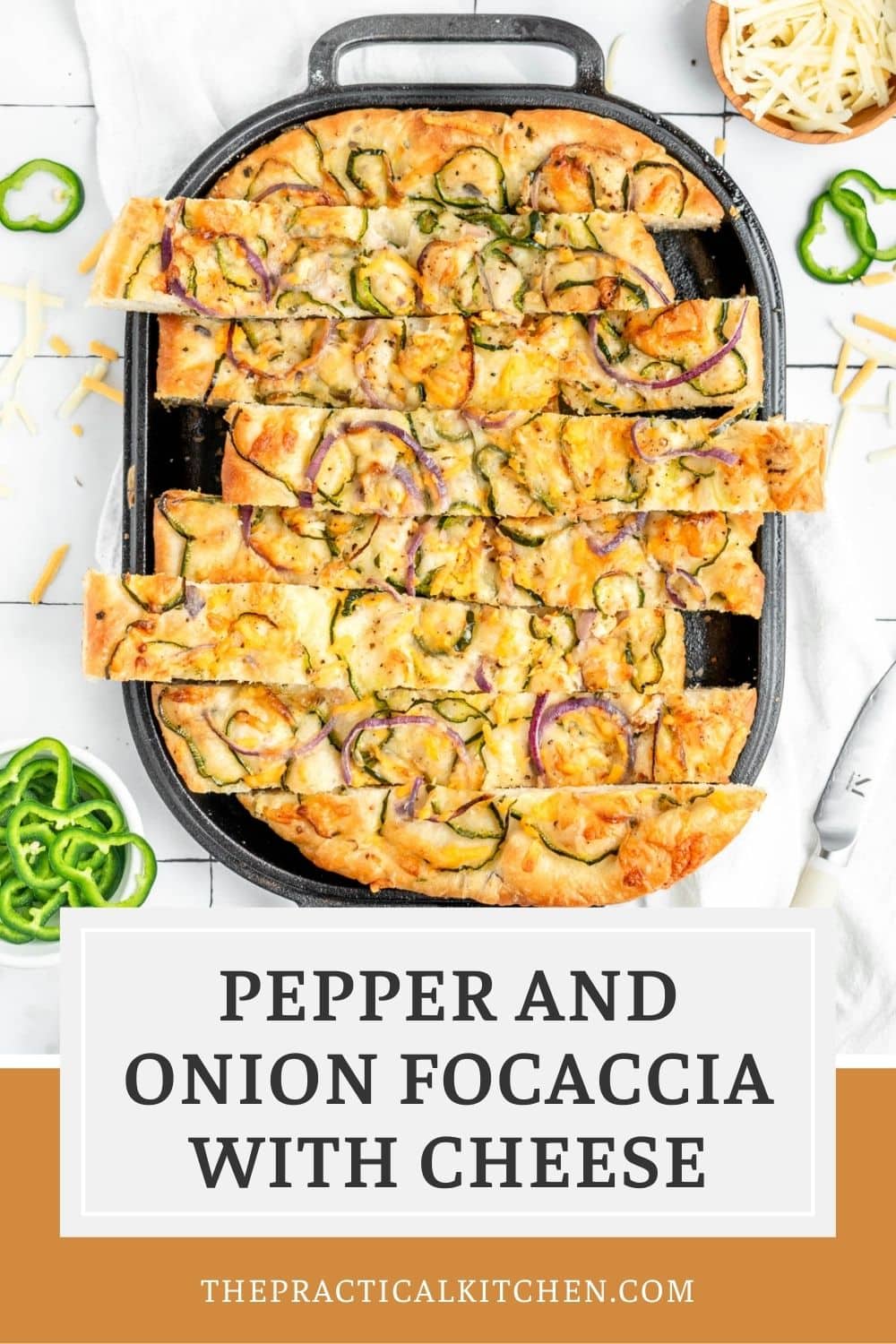 Onion and Pepper Focaccia No Knead! » the practical kitchen