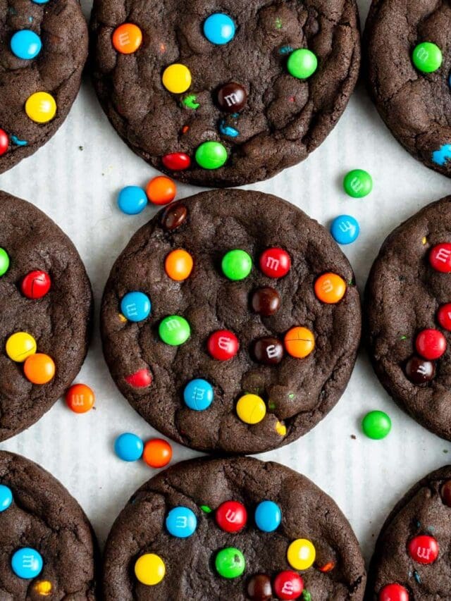 No Chill Chocolate M M Cookies Recipe The Practical Kitchen