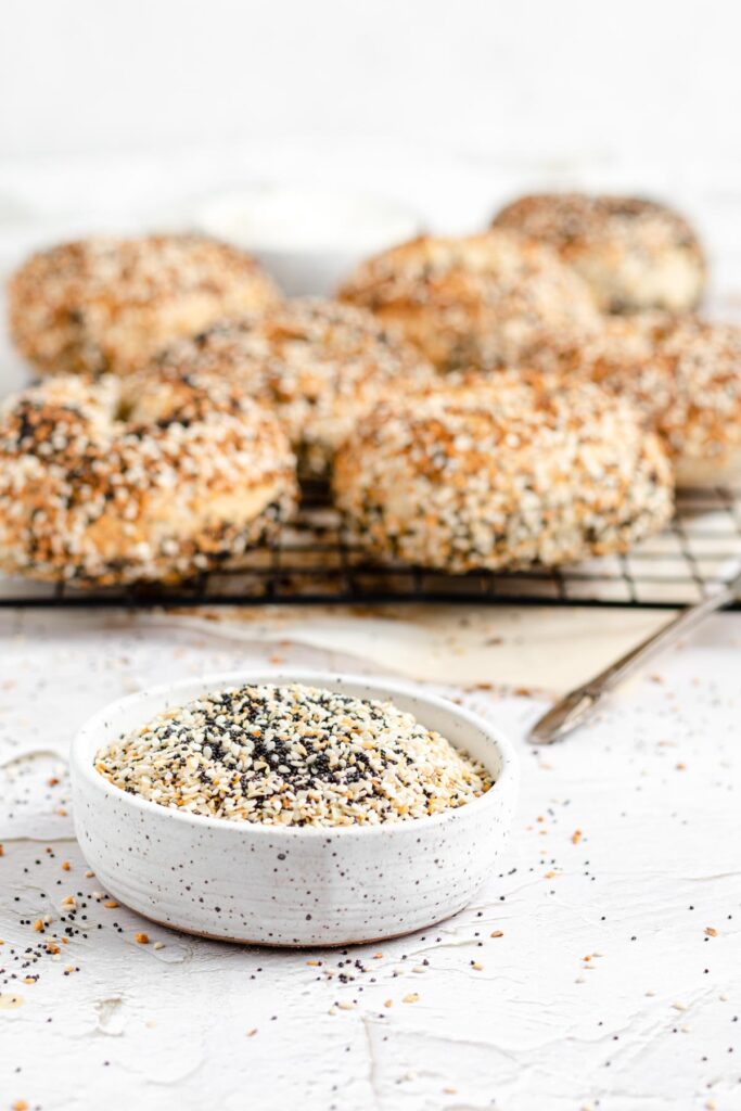How to Make Fresh Homemade Everything Bagels » the practical kitchen
