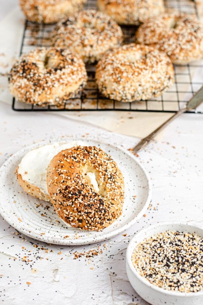 How to Make Fresh Homemade Everything Bagels » the practical kitchen