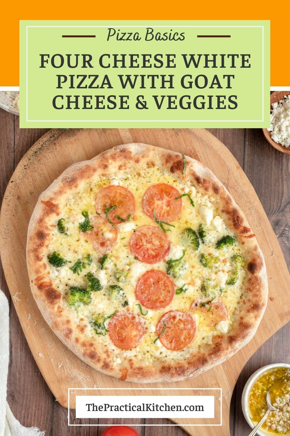Four Cheese White Pizza with Goat Cheese » the practical kitchen