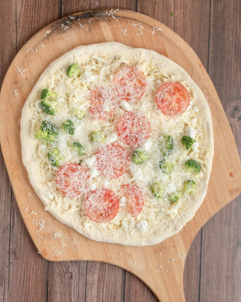 Four Cheese White Pizza with Goat Cheese » the practical kitchen