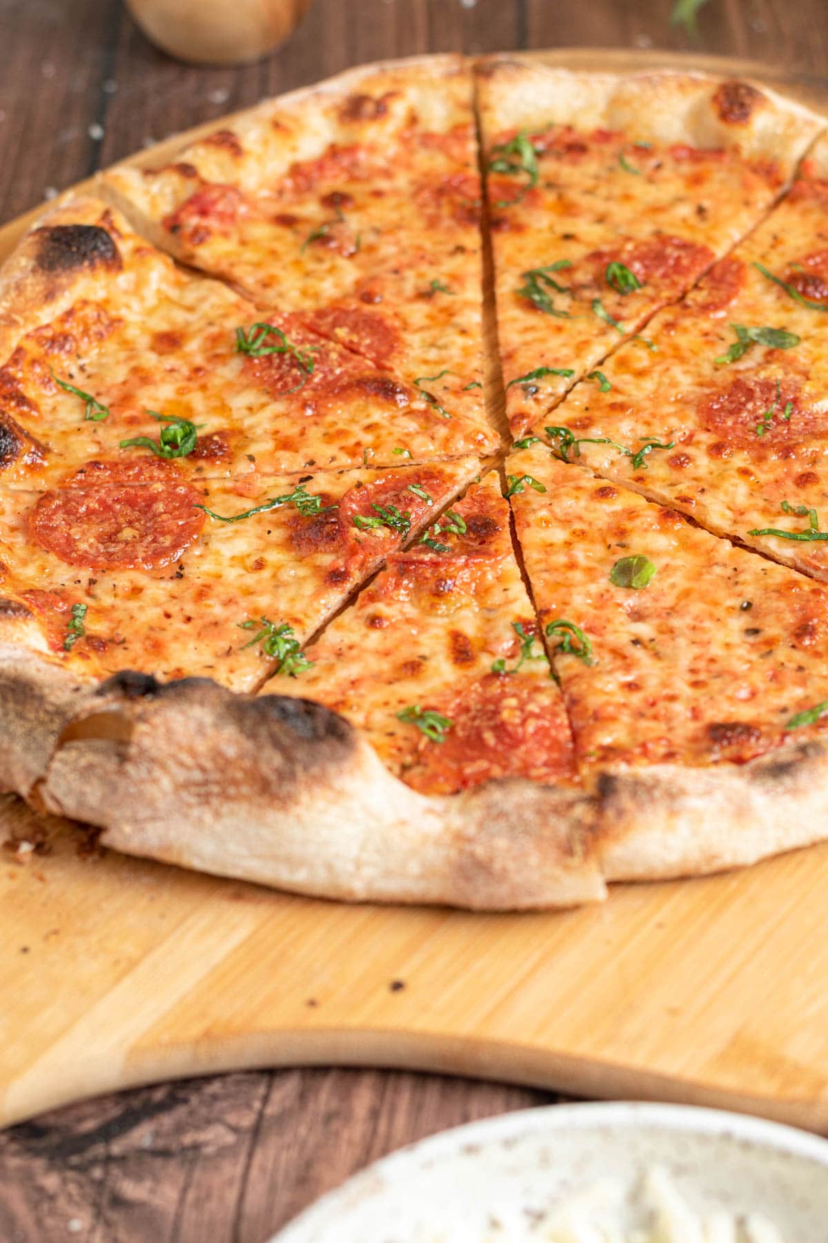 How To Make Classic Thin Crust Pepperoni Pizza From Scratch The 