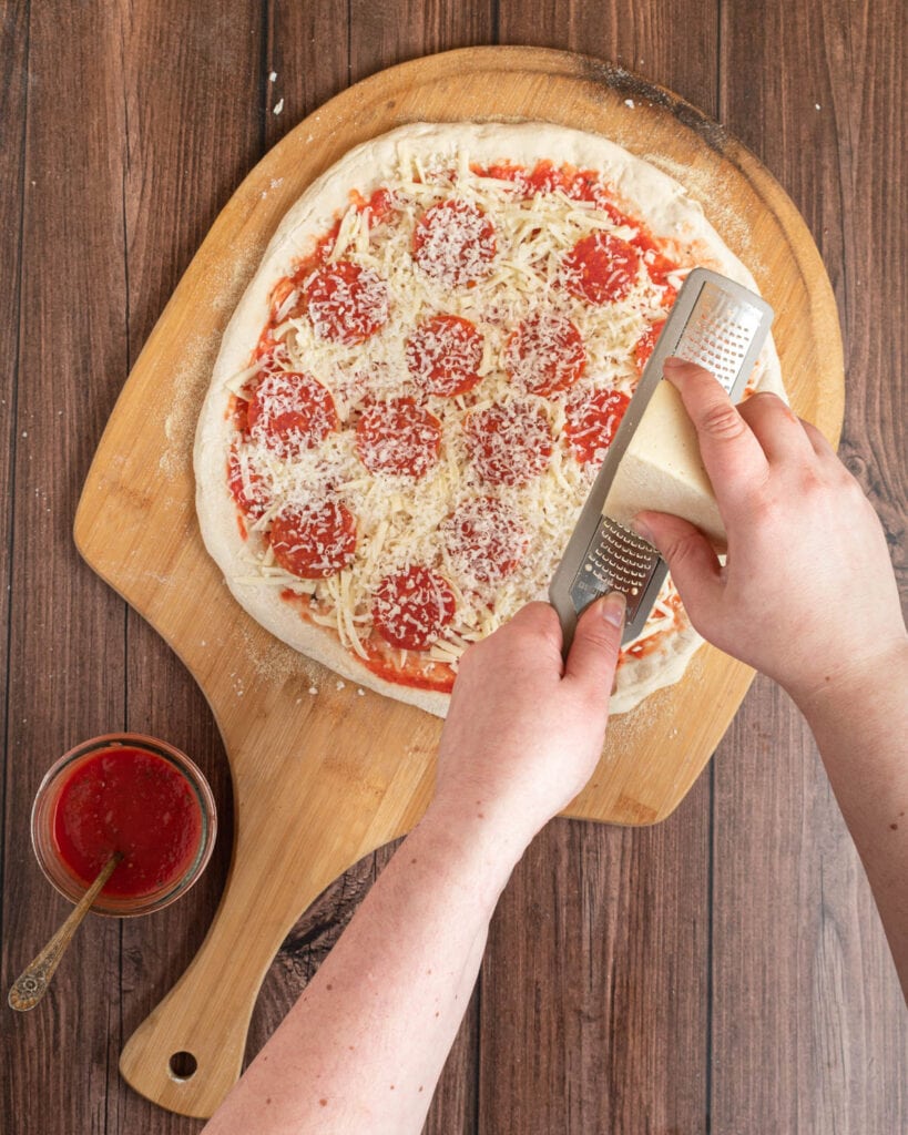 How to Make Classic Thin Crust Pepperoni Pizza from Scratch » the practical kitchen