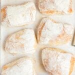 soft and fluffy ciabatta rolls.