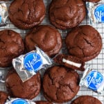 Peppermint patty brownie cookies.