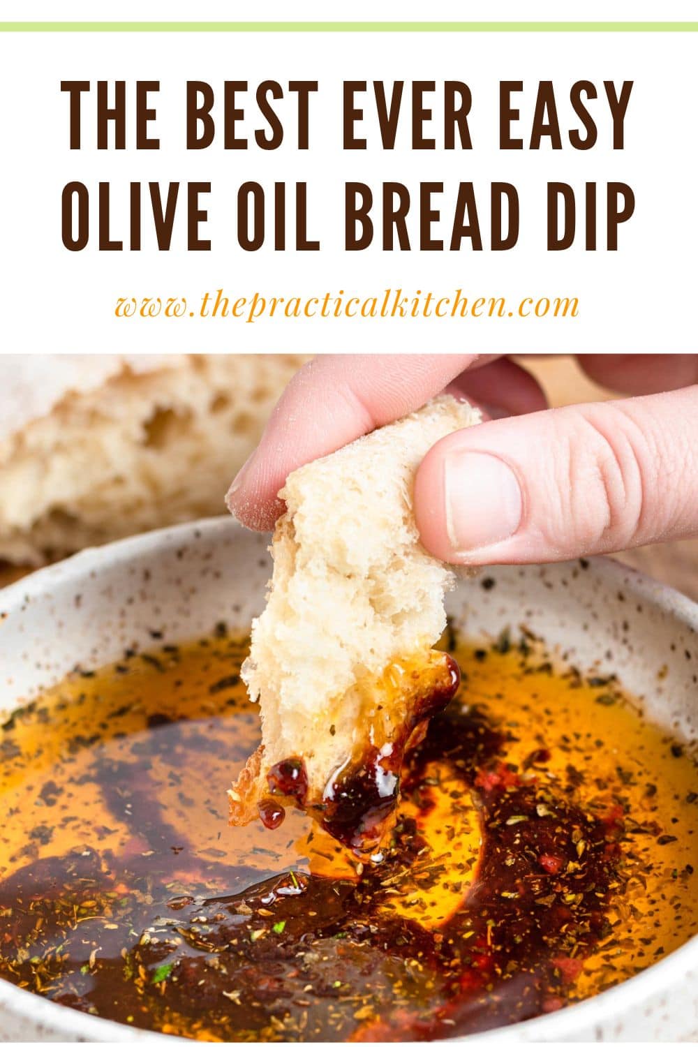 5Minute Olive Oil Bread Dip » the practical kitchen