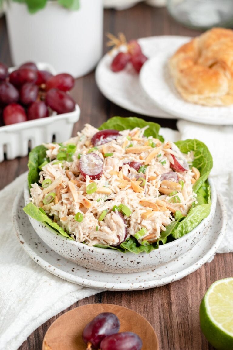 Easy DeliStyle Chicken Salad with Mayo & Grapes » the practical kitchen