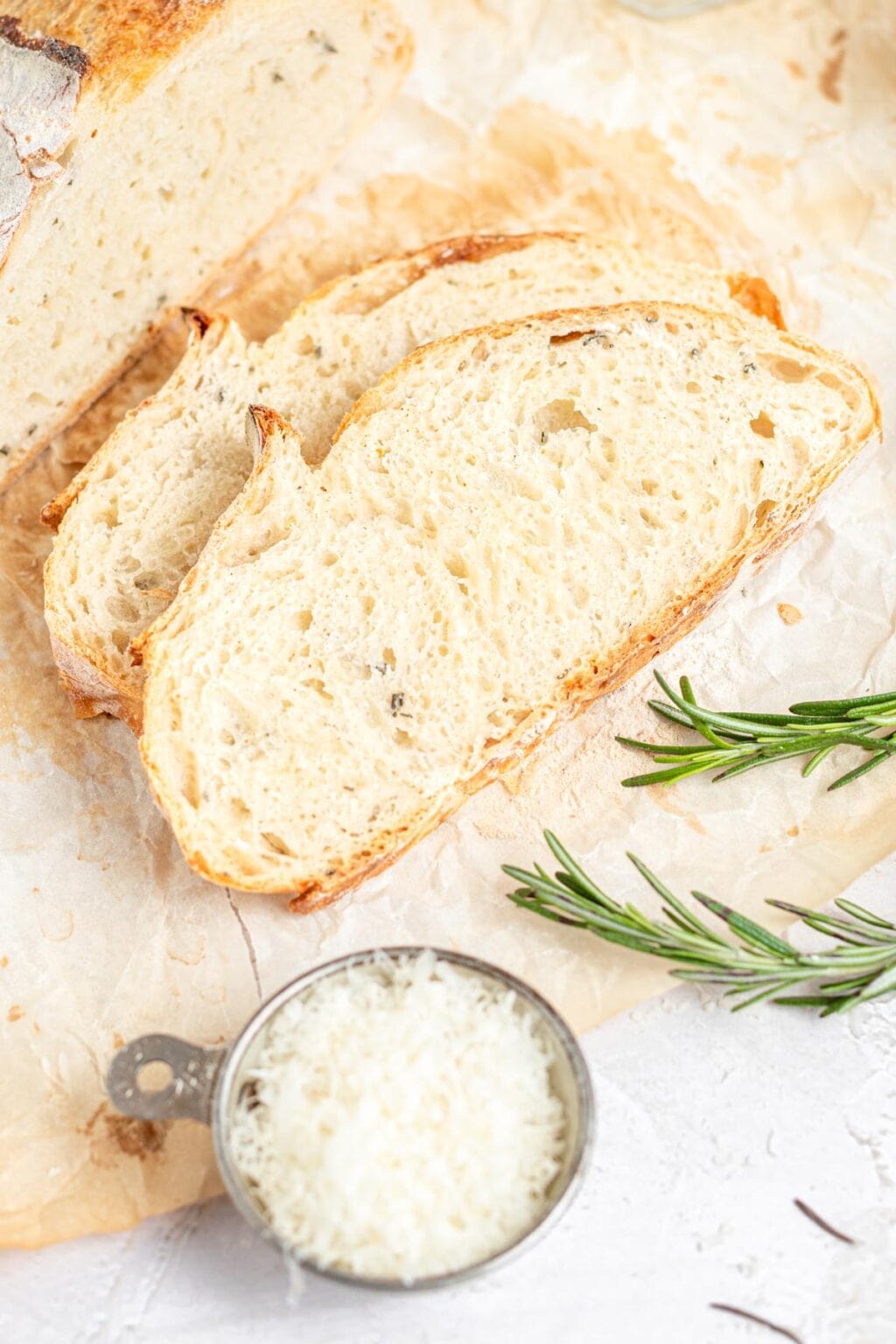 Crusty Rosemary Parmesan Bread in a Dutch Oven » the practical kitchen